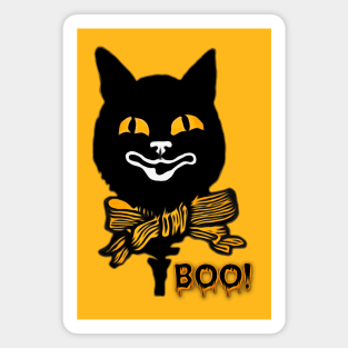 Black Cat- BOO! Magnet